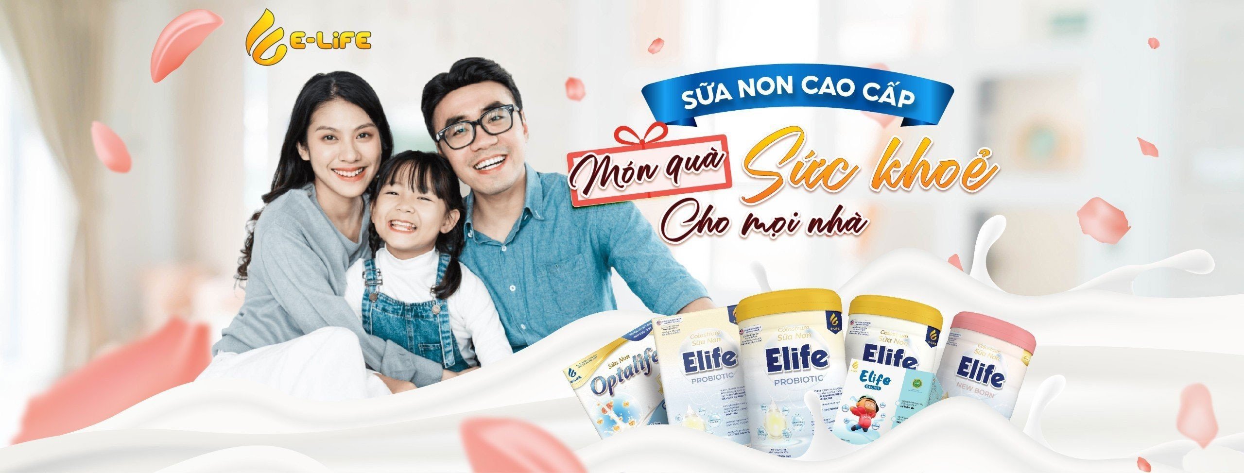 Banner sữa non cho người tiểu đường Elife 5