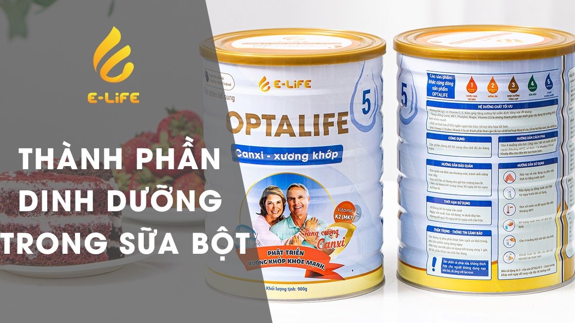 Thành phần dinh dưỡng trong sữa bột - Có dùng sữa bột thay sữa mẹ được không?