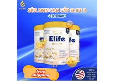 Sữa non Elife 3 Gold Baby Lon 800g cho bé từ 2-10 tuổi